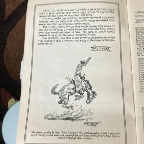 THE  COWBOY SINGS COPYRIGHT 1932 SONGS OF THE RANCH AND RANGE WESTERN FRONTIER - Picture 8 of 17